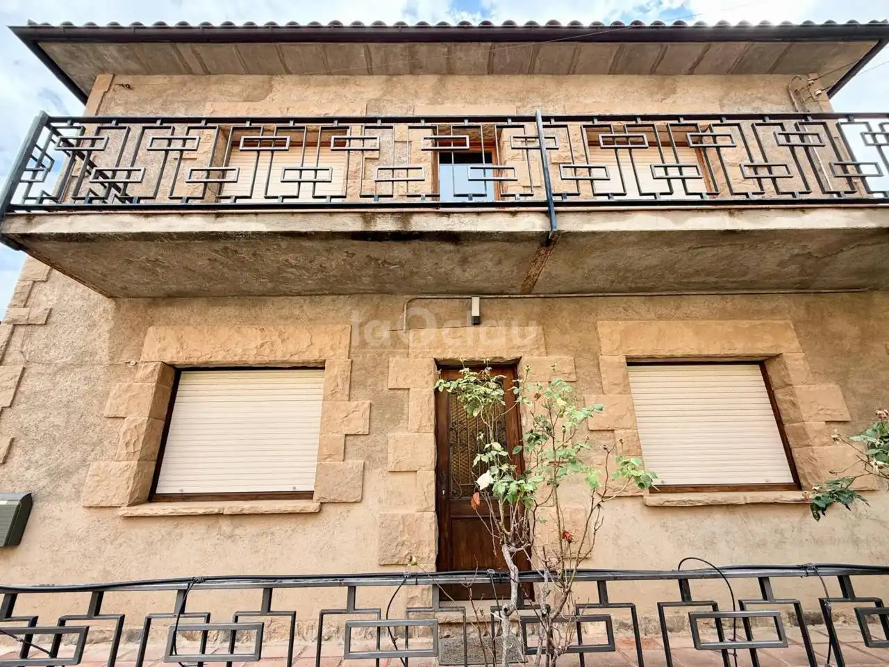 Vista exterior de Casa o xalet en venda en L'Estany amb Calefacció i Terrassa