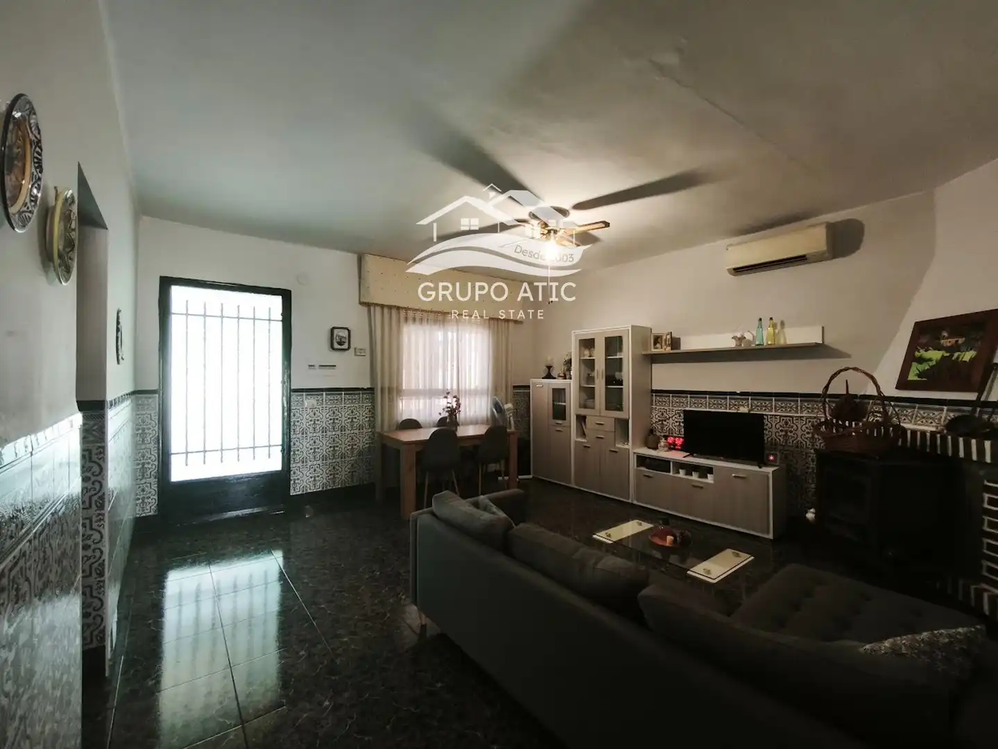 Sala de estar de Casa o chalet en venta en Burriana / Borriana con Aire acondicionado, Calefacción y Jardín privado