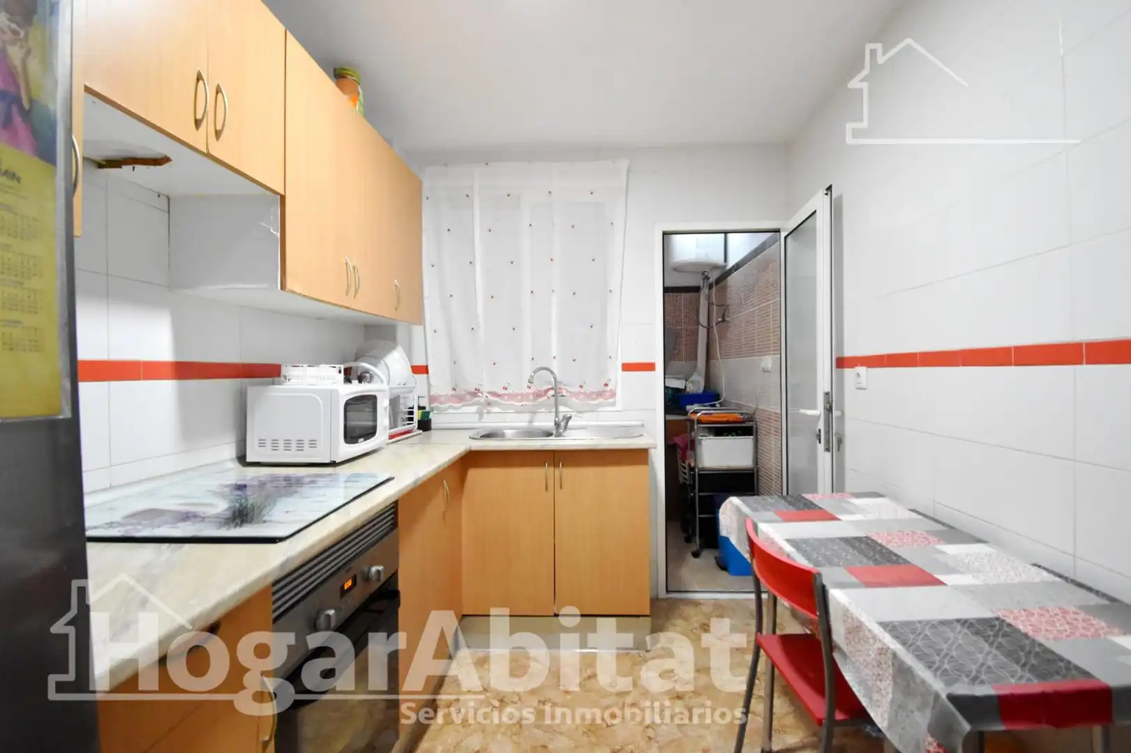 Kitchen of Flat for sale in Oliva  with Air Conditioner, Heating and Terrace