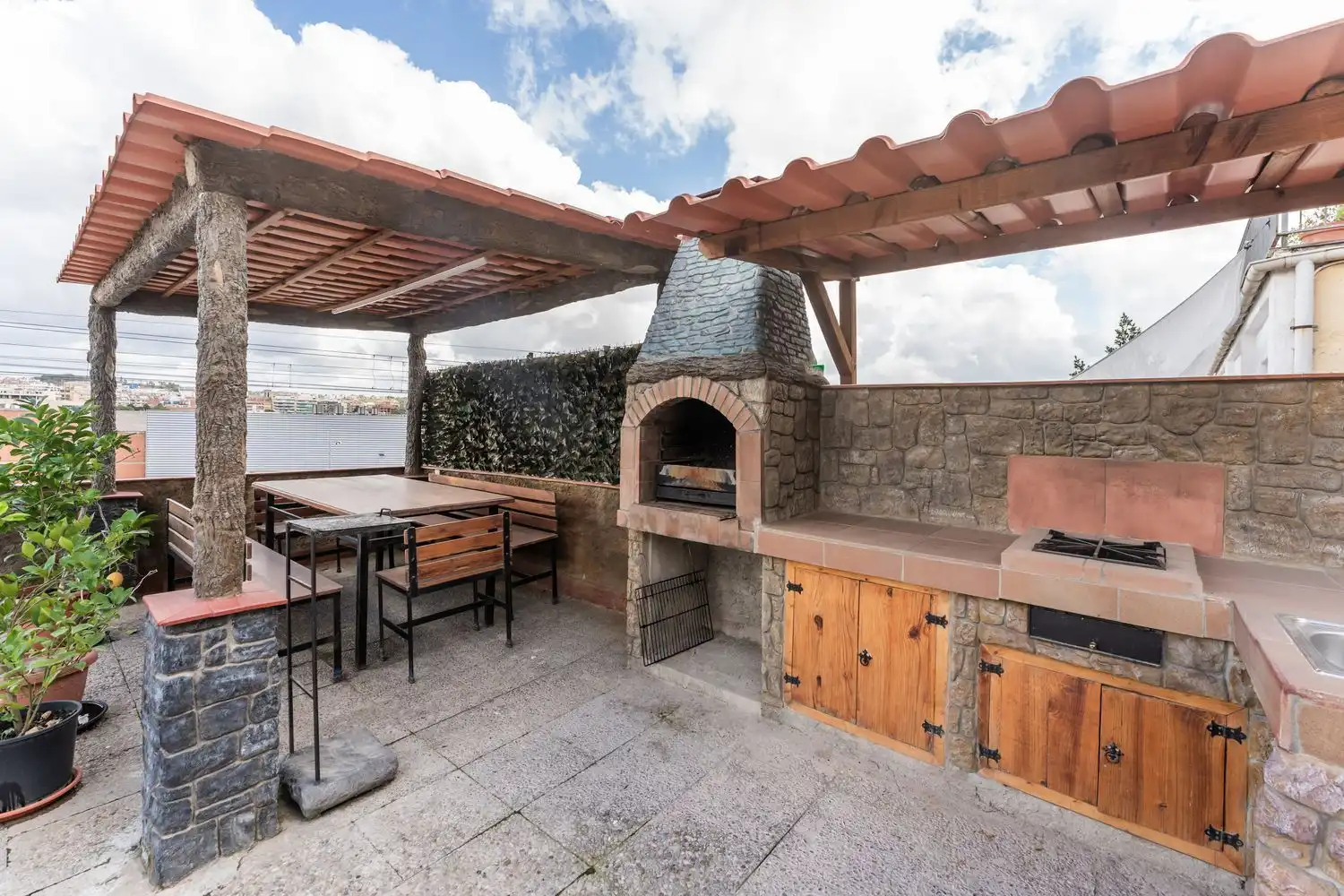Terraza de Casa o chalet en venta en Granollers con Jardín privado, Terraza y Trastero