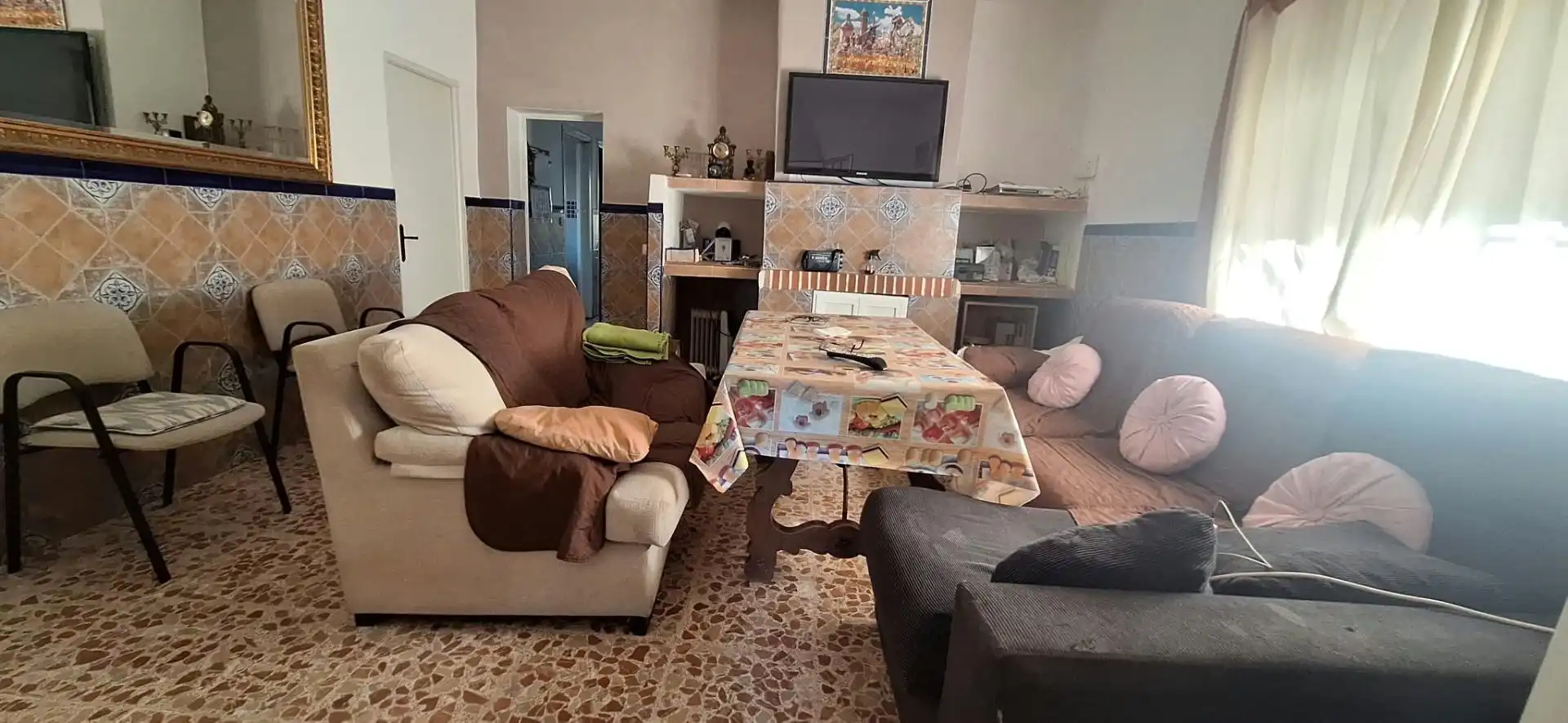 Sala de estar de Finca rústica en venta en Cerro - Amate