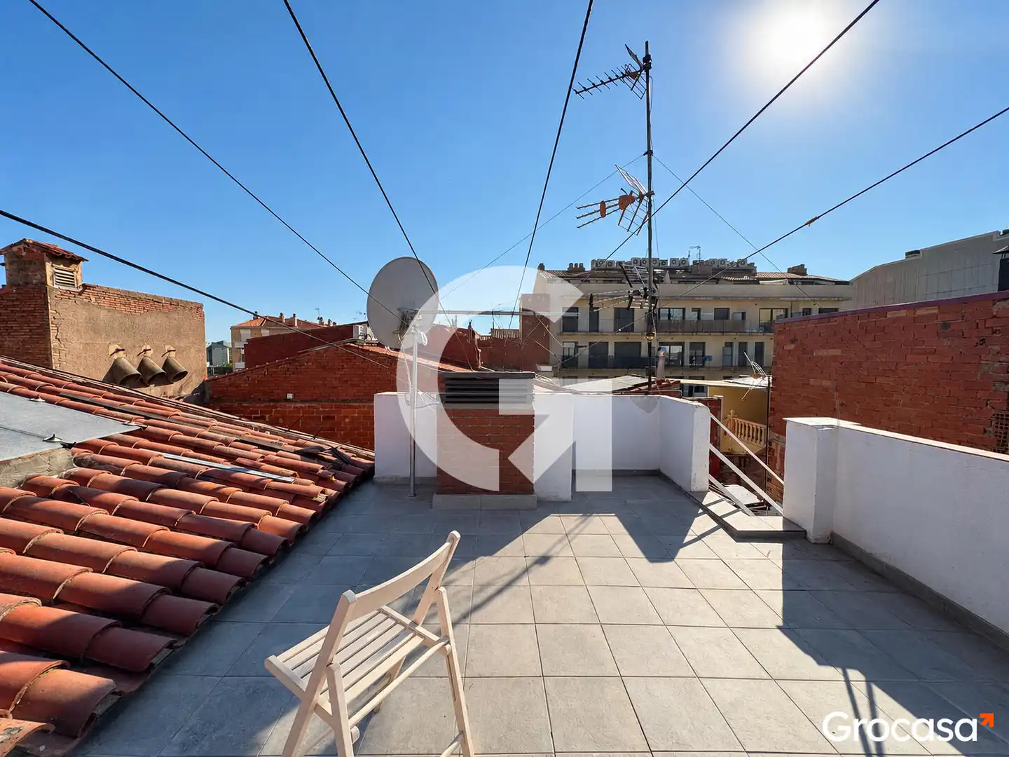 Terraza de Piso en venta en Terrassa con Terraza, Amueblado y TV