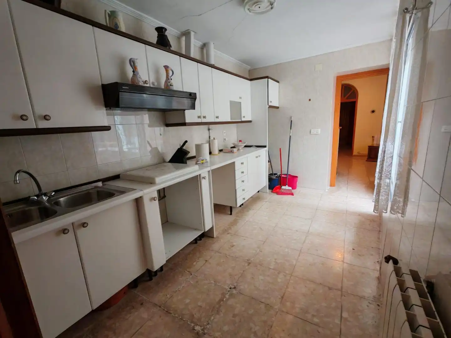 Kitchen of Flat for sale in Alcabón  with Heating, Terrace and Furnished
