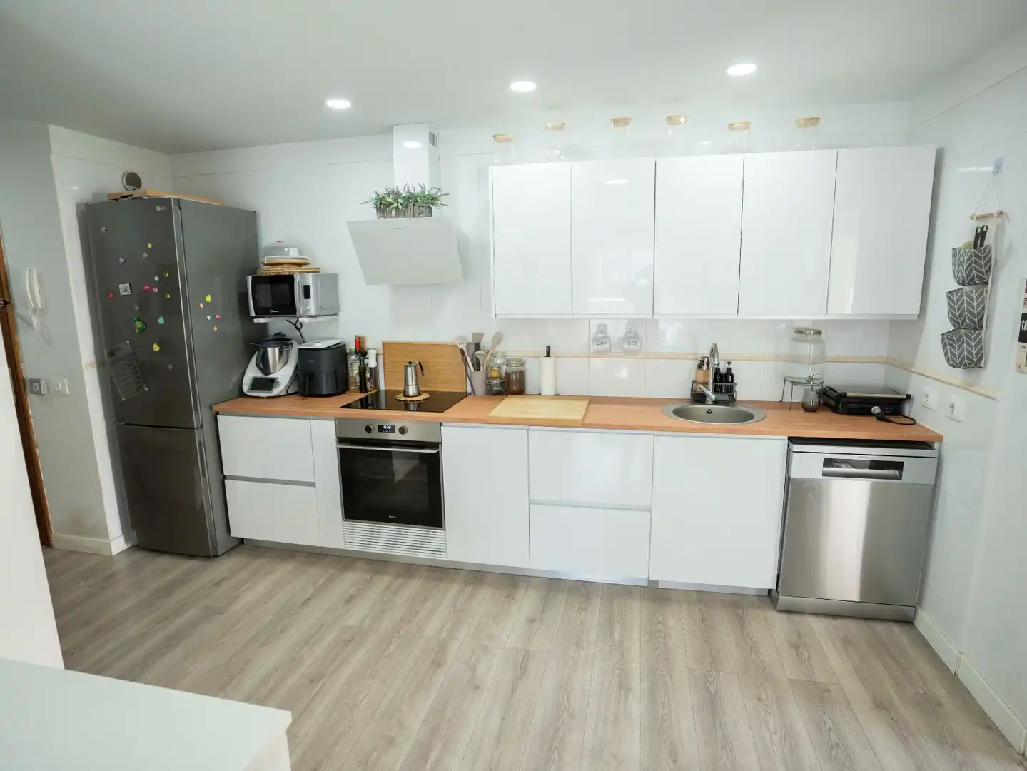 Cuina de Apartament en venda en Güímar amb Parquet, Terrassa i Traster
