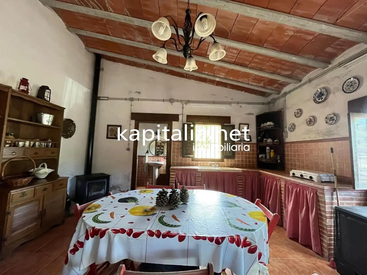 Cocina de Casa o chalet en venta en Bocairent con Amueblado