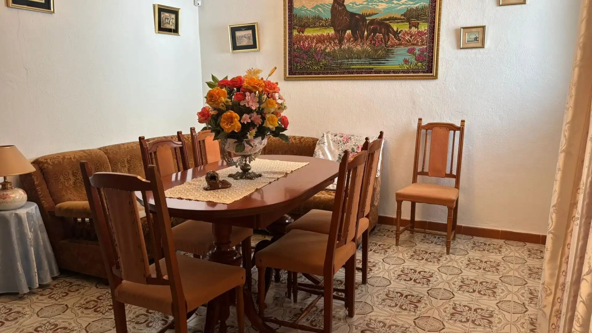Dining room of Houses for sale in Sevilla  with Air Conditioner, Terrace and Furnished