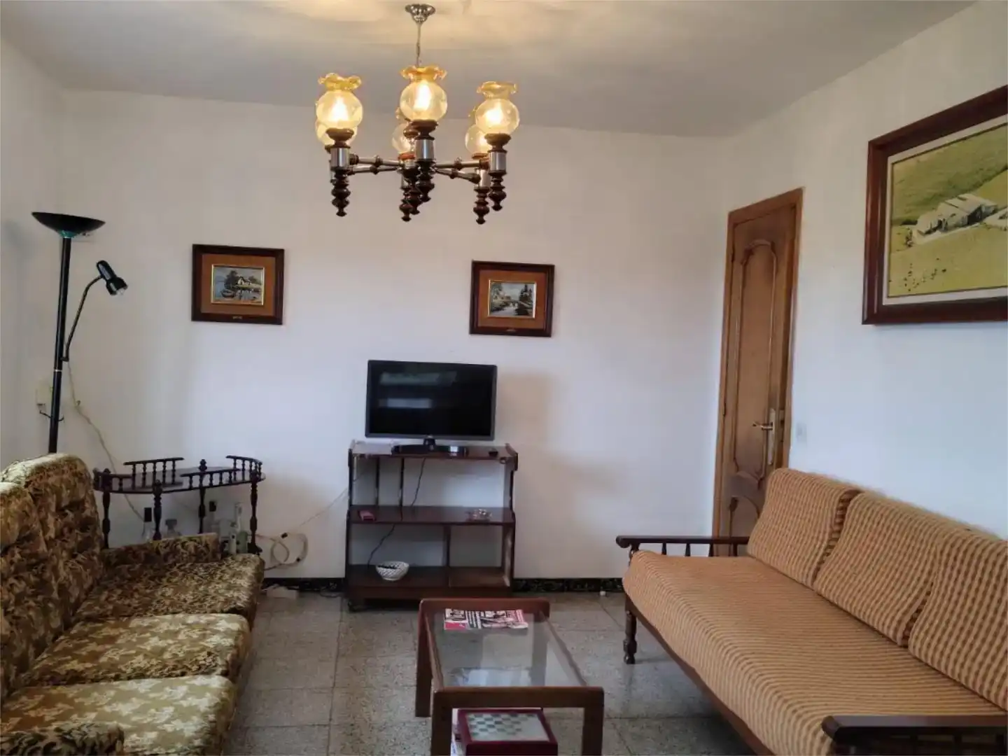 Wohnzimmer von Country house zur Miete in Ribadeo mit Möbliert