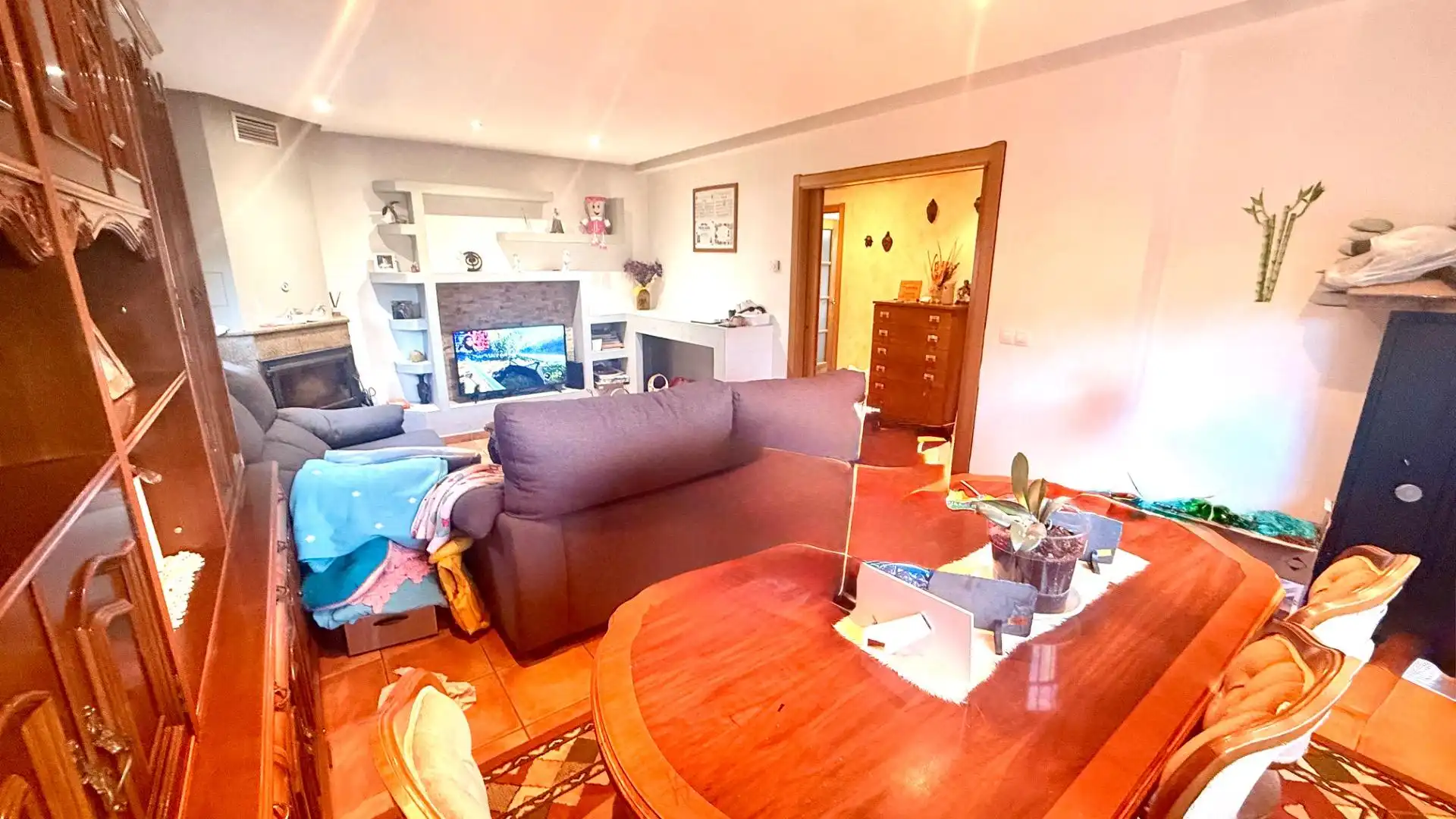 Sala de estar de Casa o chalet en venta en Lalín con Calefacción, Jardín privado y Terraza