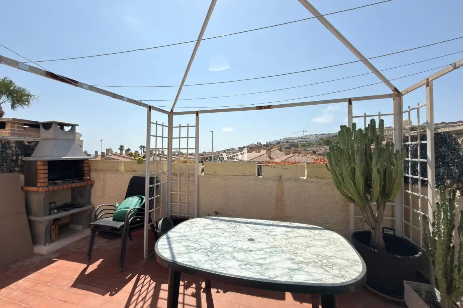 Terrassa de Casa adosada de lloguer en Santa Pola amb Aire condicionat, Calefacció i Jardí privat