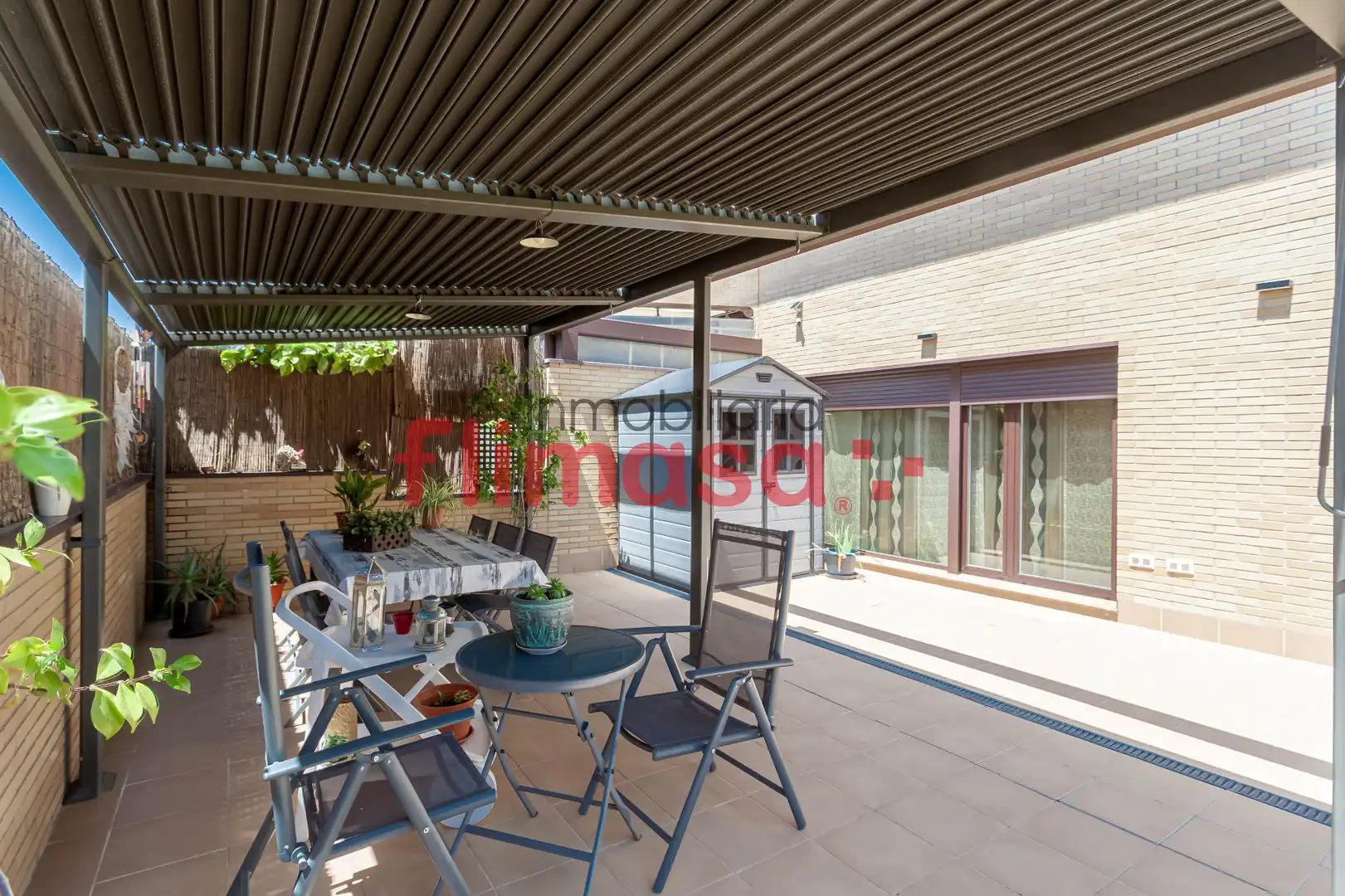Terrace of Detached homes for sale in Villaviciosa de Odón  with Air Conditioner, Heating and Private garden
