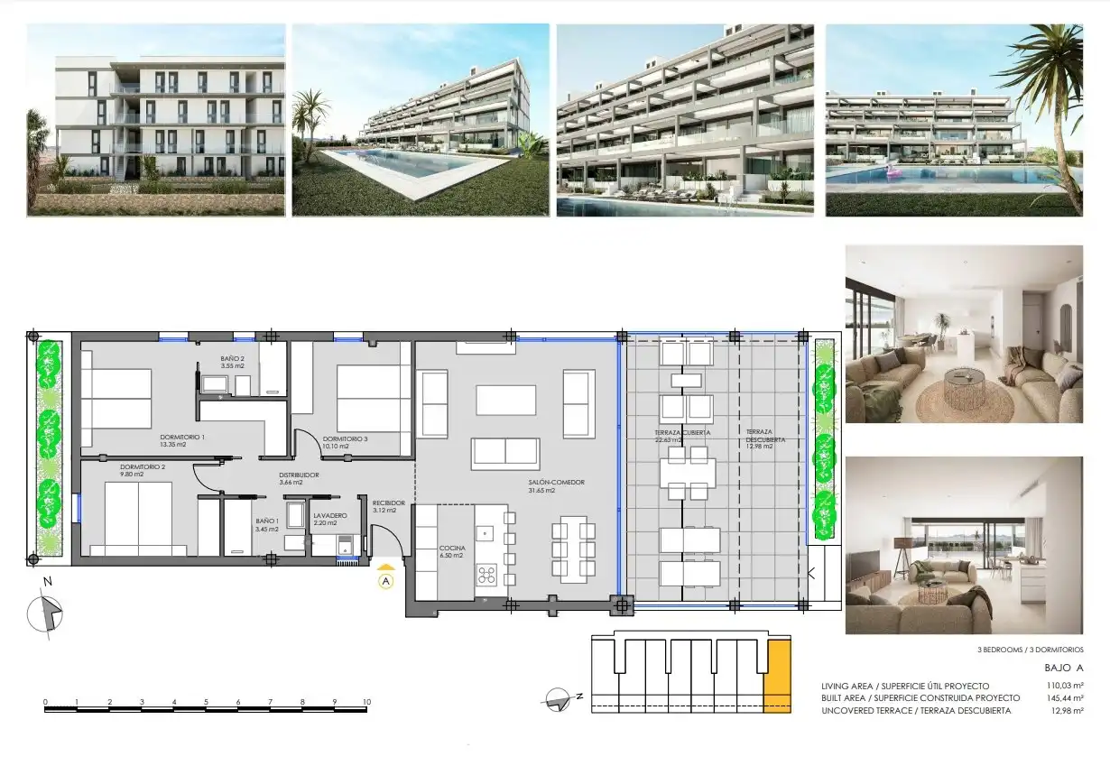 Apartament amb terrassa en venda a Mar Menor de Cartagena – Cabo de Palos, imagen 43
