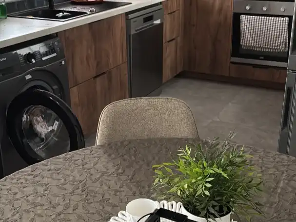 Cocina de Piso en venta en Vilallonga / Villalonga con Aire acondicionado, Terraza y Piscina