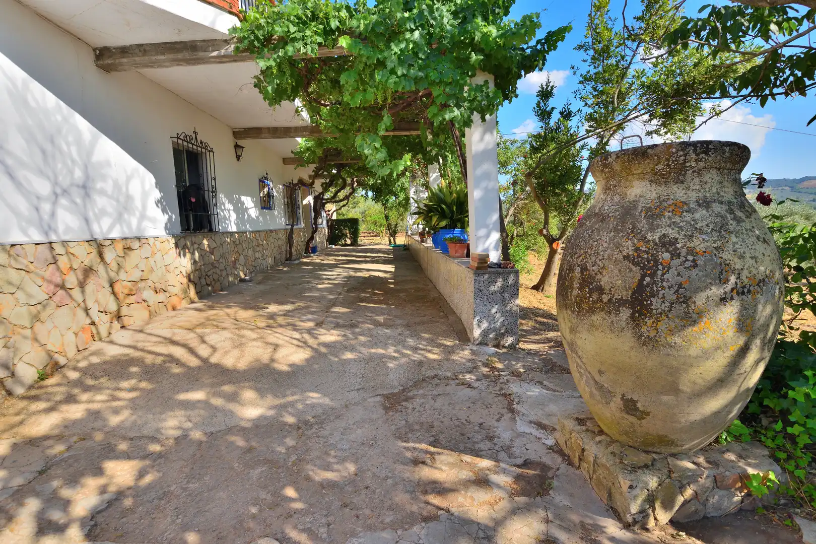 Terraza de Finca rústica en venta en Setenil de las Bodegas con Jardín privado, Terraza y Trastero