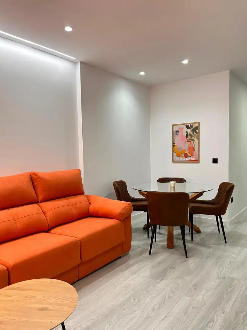 Living room of Study for rent in Murcia  with Air Conditioner, Terrace and Furnished