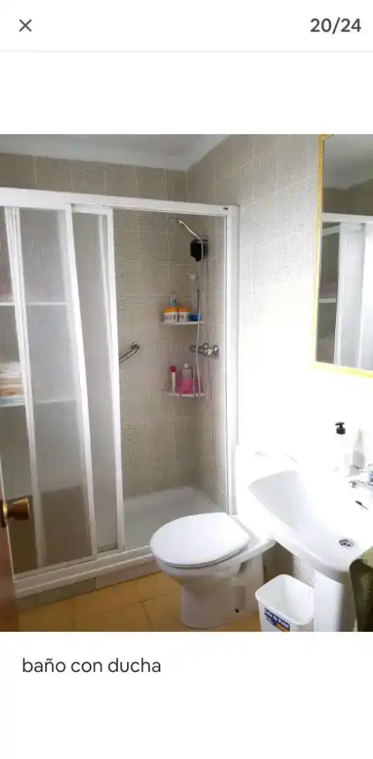 Bathroom of Flat for rent in Rota  with Air Conditioner and Furnished