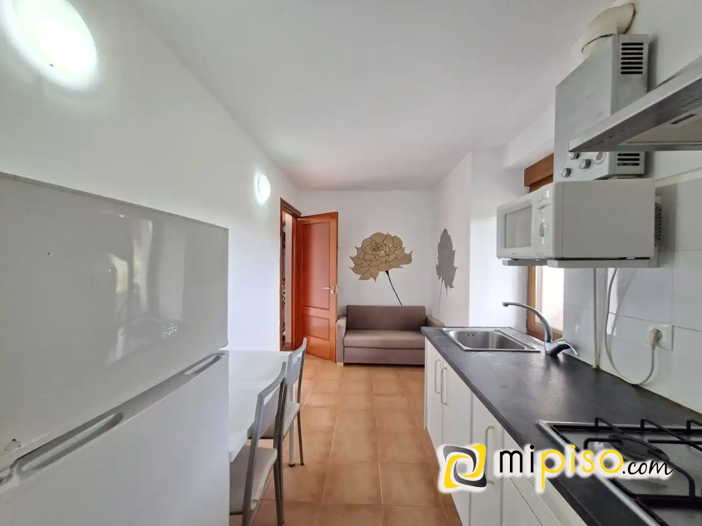 Kitchen of Flat for rent in Bareyo  with Swimming Pool and Furnished