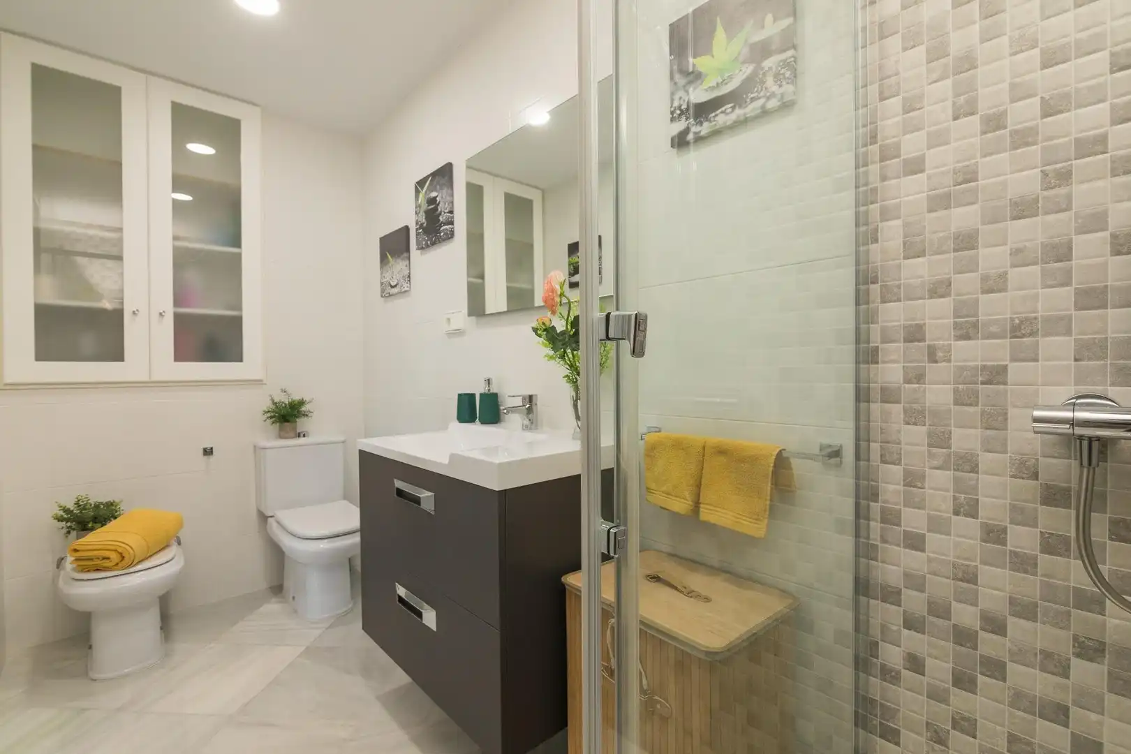 Baño de Casa o chalet en venta en Santa Pola con Aire acondicionado, Calefacción y Jardín privado