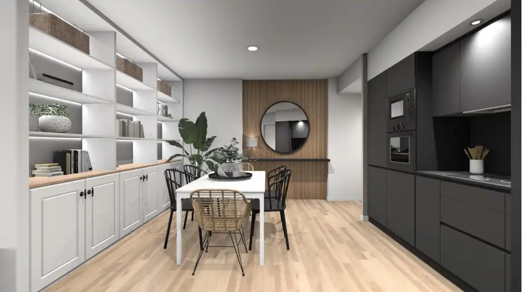 Kitchen of Flat for sale in Barcelona  with Air Conditioner, Heating and Terrace