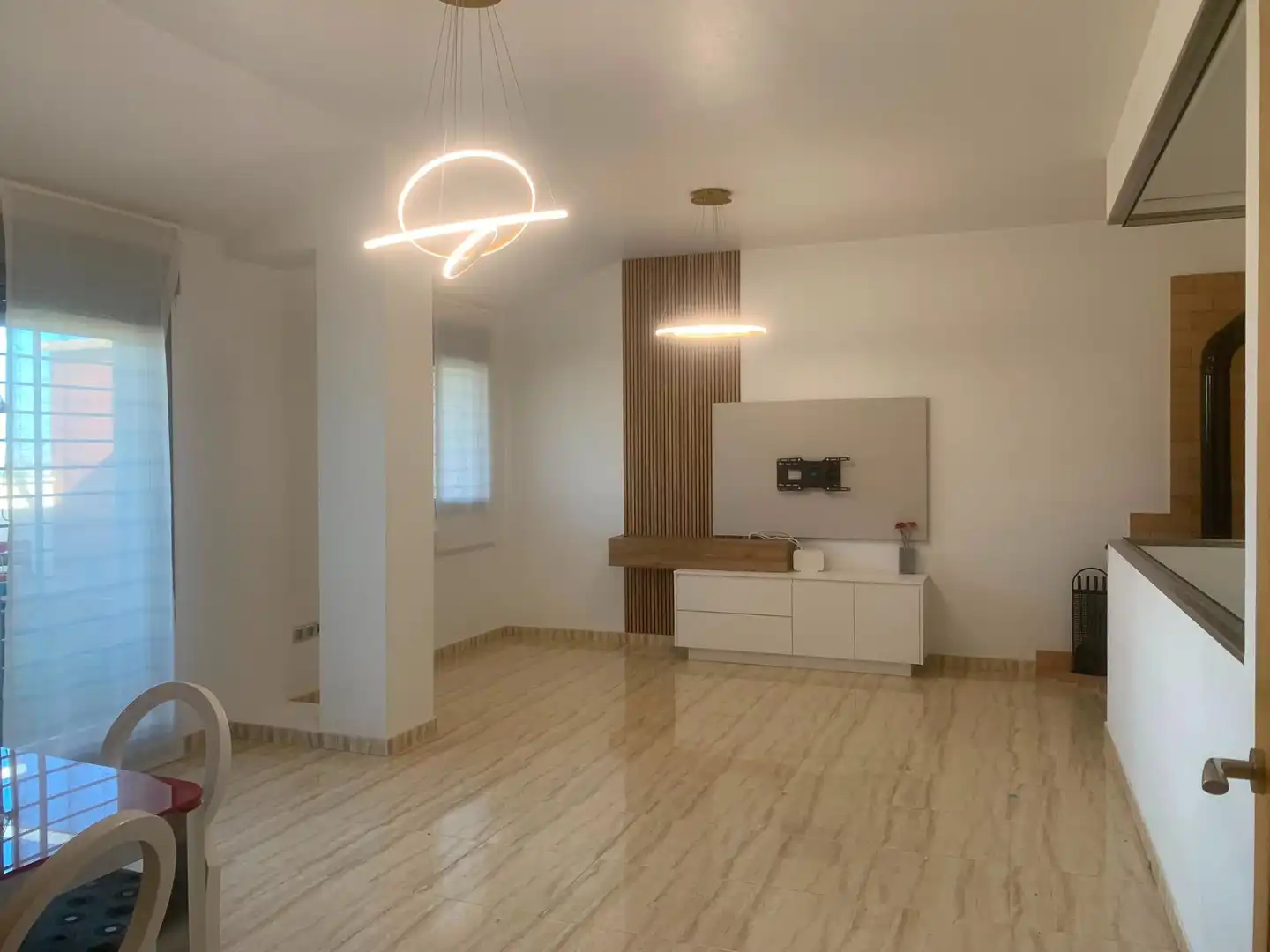 Sala de estar de Ático de alquiler en Murcia con Aire acondicionado, Calefacción y Terraza