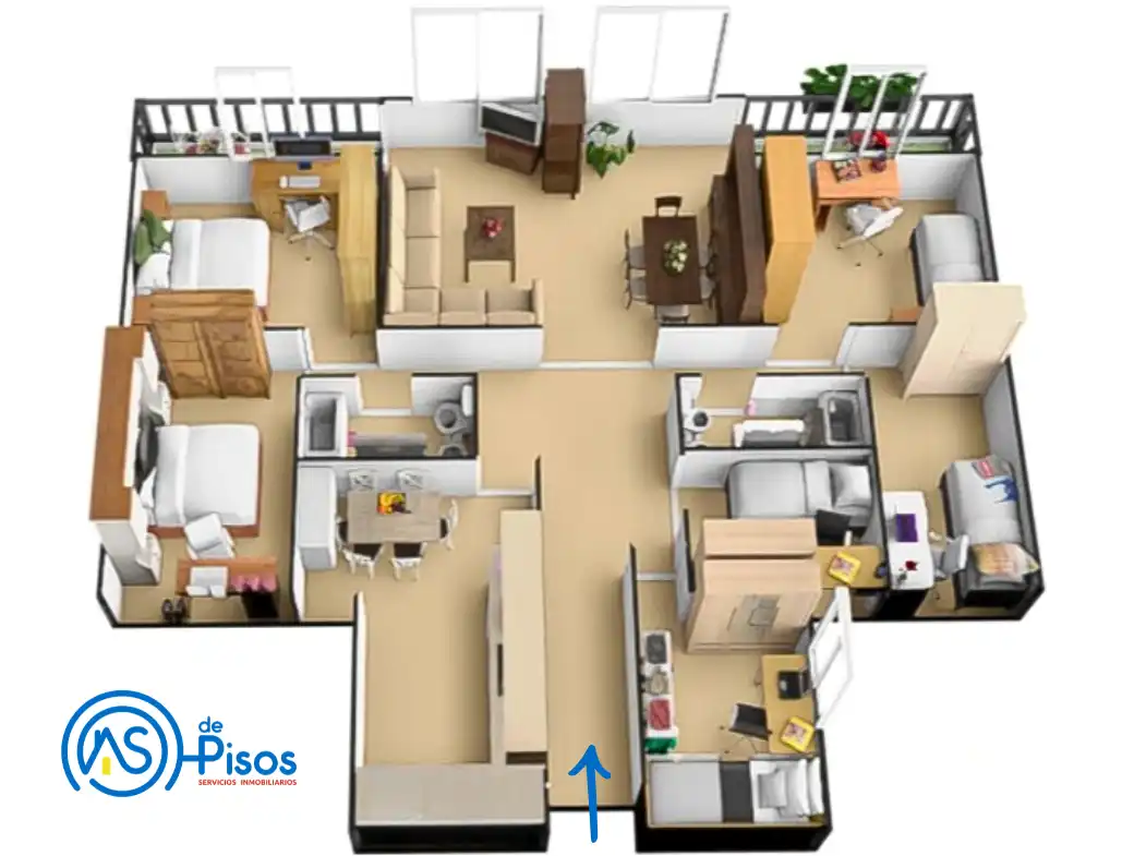 Appartement avec terrasse à louer à Calle de San Roque 17, imagen 2