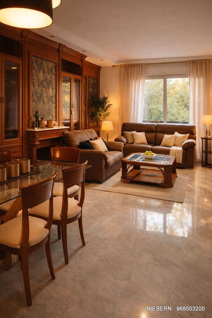 Sala de estar de Piso de alquiler en Cartagena con Aire acondicionado, Calefacción y Amueblado