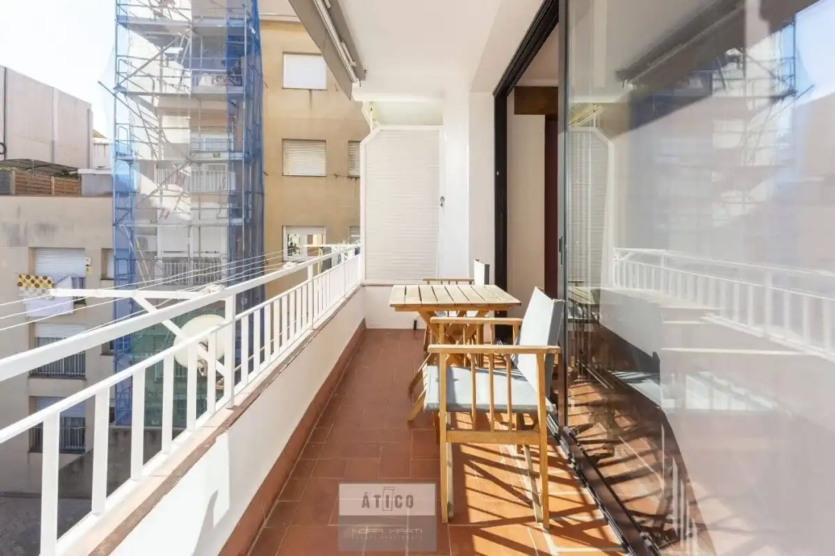 Terrace of Flat for rent in Barcelona  with Air Conditioner, Heating and Parquet flooring