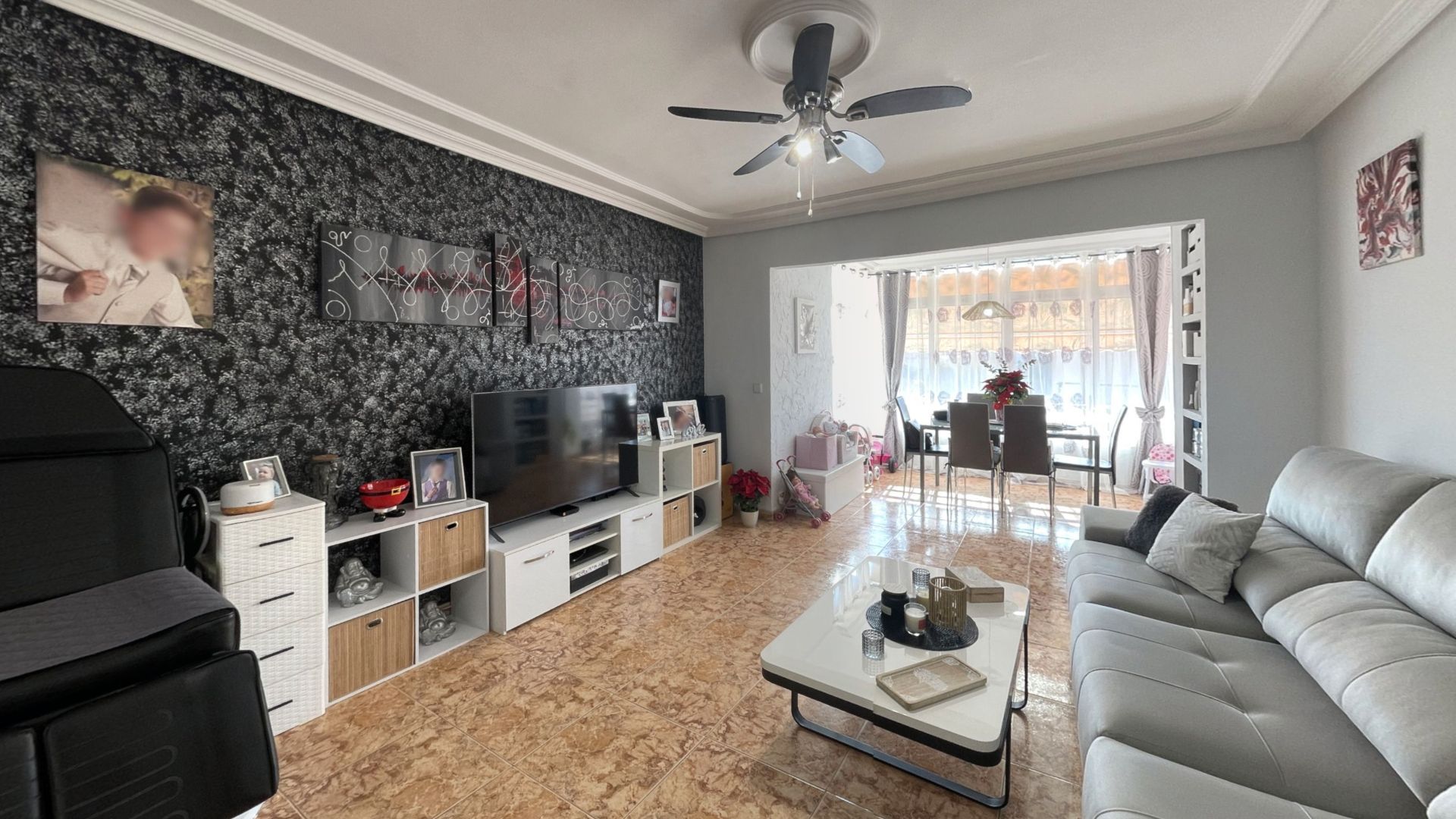 Sala de estar de Piso en venta en Alicante / Alacant