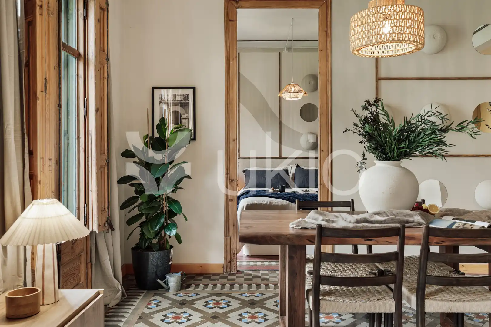 Habitación de Apartamento de alquiler en Barcelona con Aire acondicionado, Calefacción y Terraza