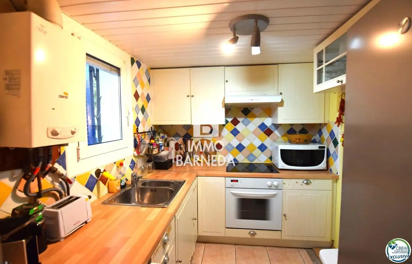 Garden of Houses for sale in Empuriabrava  with Air Conditioner, Heating and Terrace