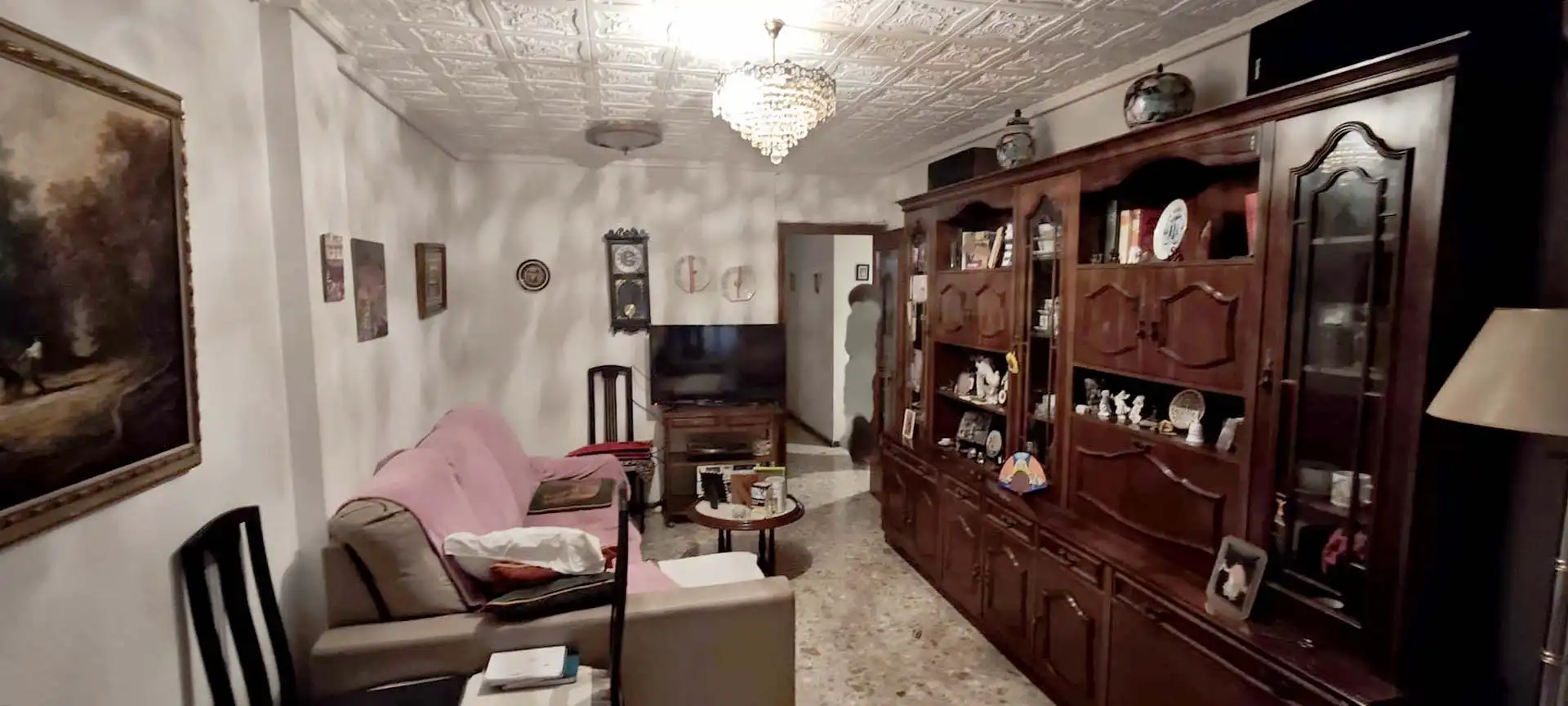 Sala de estar de Piso en venta en Elche / Elx con Amueblado