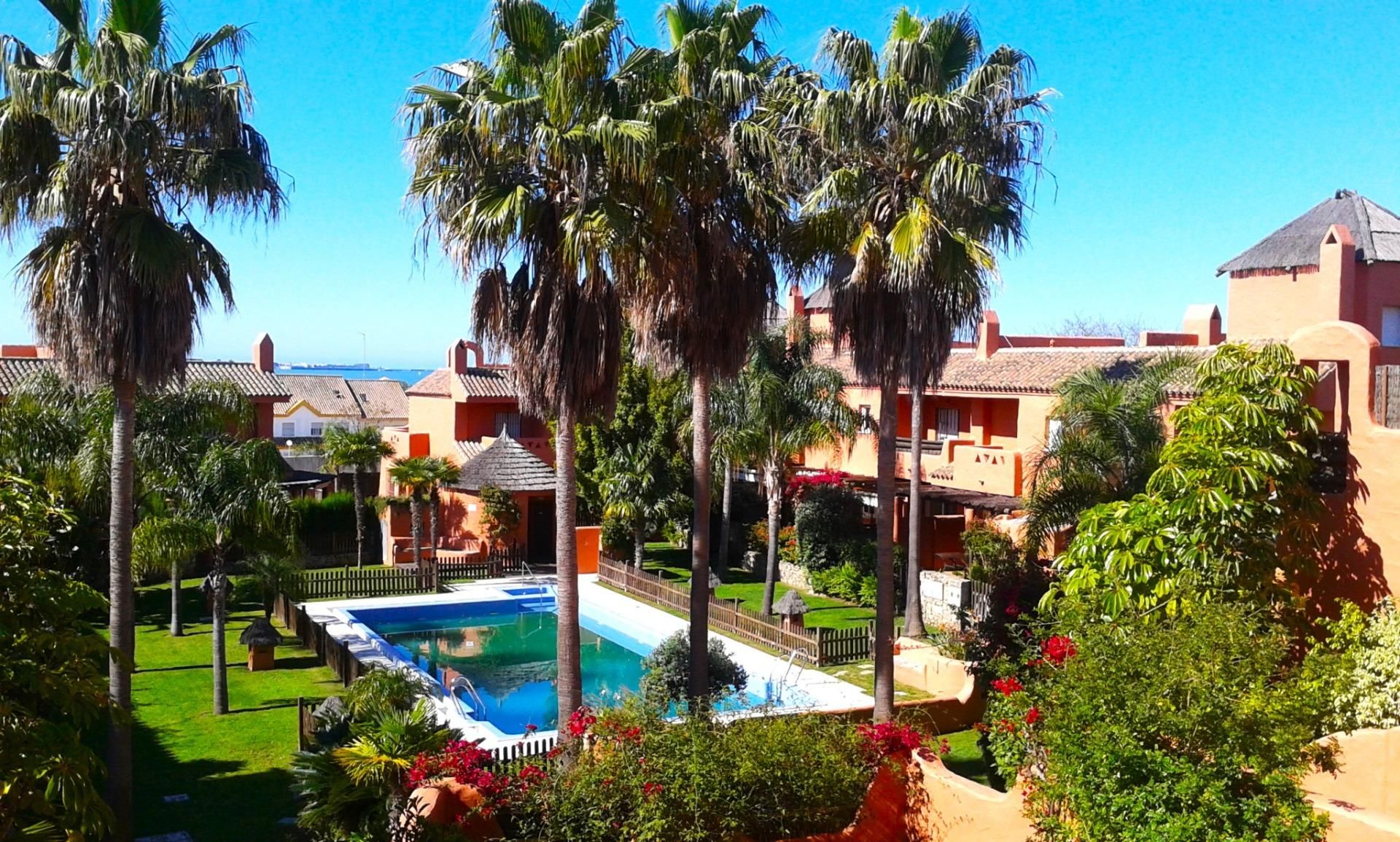 Garden of Single-family semi-detached to rent in El Puerto de Santa María  with Air Conditioner, Heating and Private garden