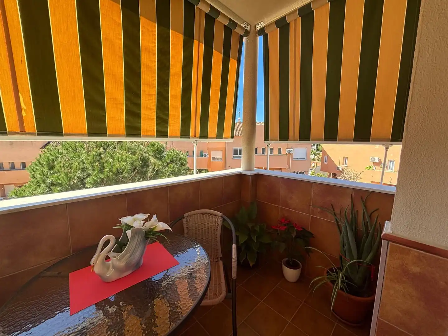 Balcony of Duplexes for sale in Benalmádena  with Air Conditioner and Community pool