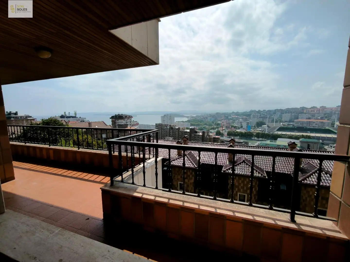 Terrace of Flat for rent in Santander  with Heating, Parquet flooring and Terrace