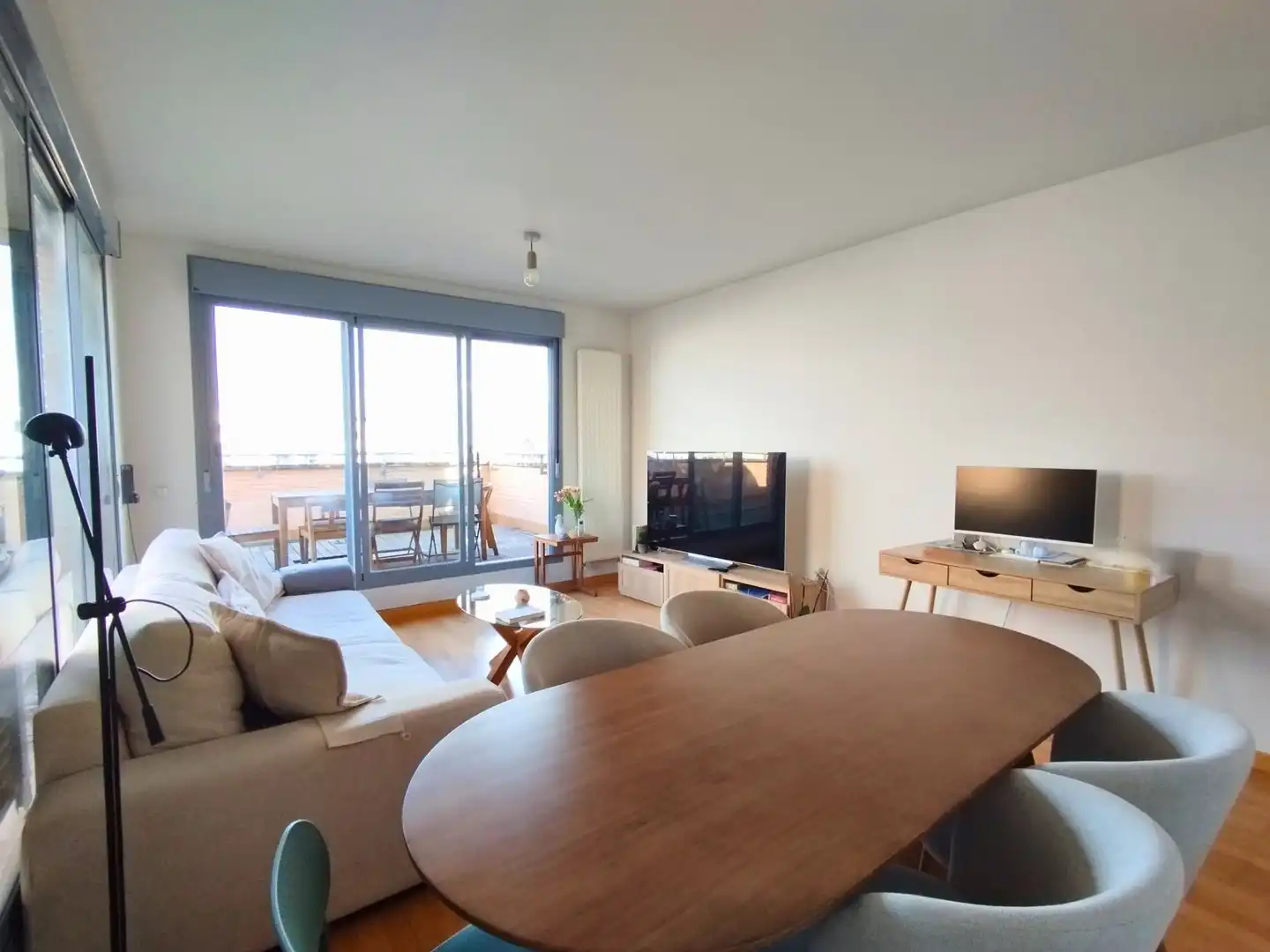Sala de estar de Ático en venta en Madrid con Aire acondicionado, Calefacción y Parquet