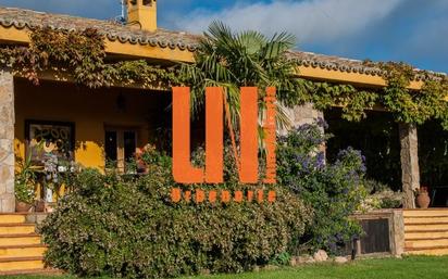 Exterior view of House or chalet for sale in Valdemorillo  with Private garden, Parquet flooring and Terrace