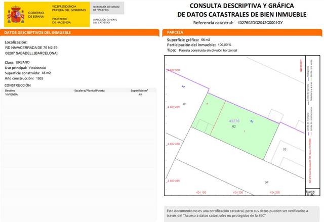 Terreno residencial en Venta en NAVACERRADA en Torrent del Capellà