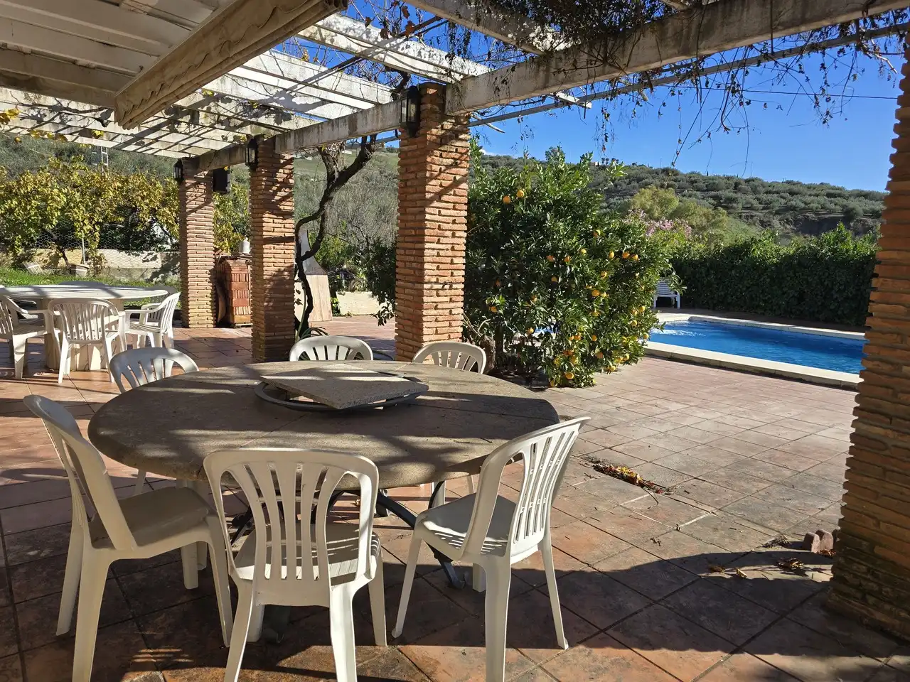 Terraza de Casa o chalet en venta en Periana con Aire acondicionado, Terraza y Piscina