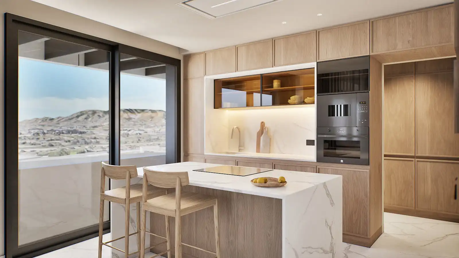 Kitchen of Apartments for sale in Málaga  with Air Conditioner, Terrace and Storage room