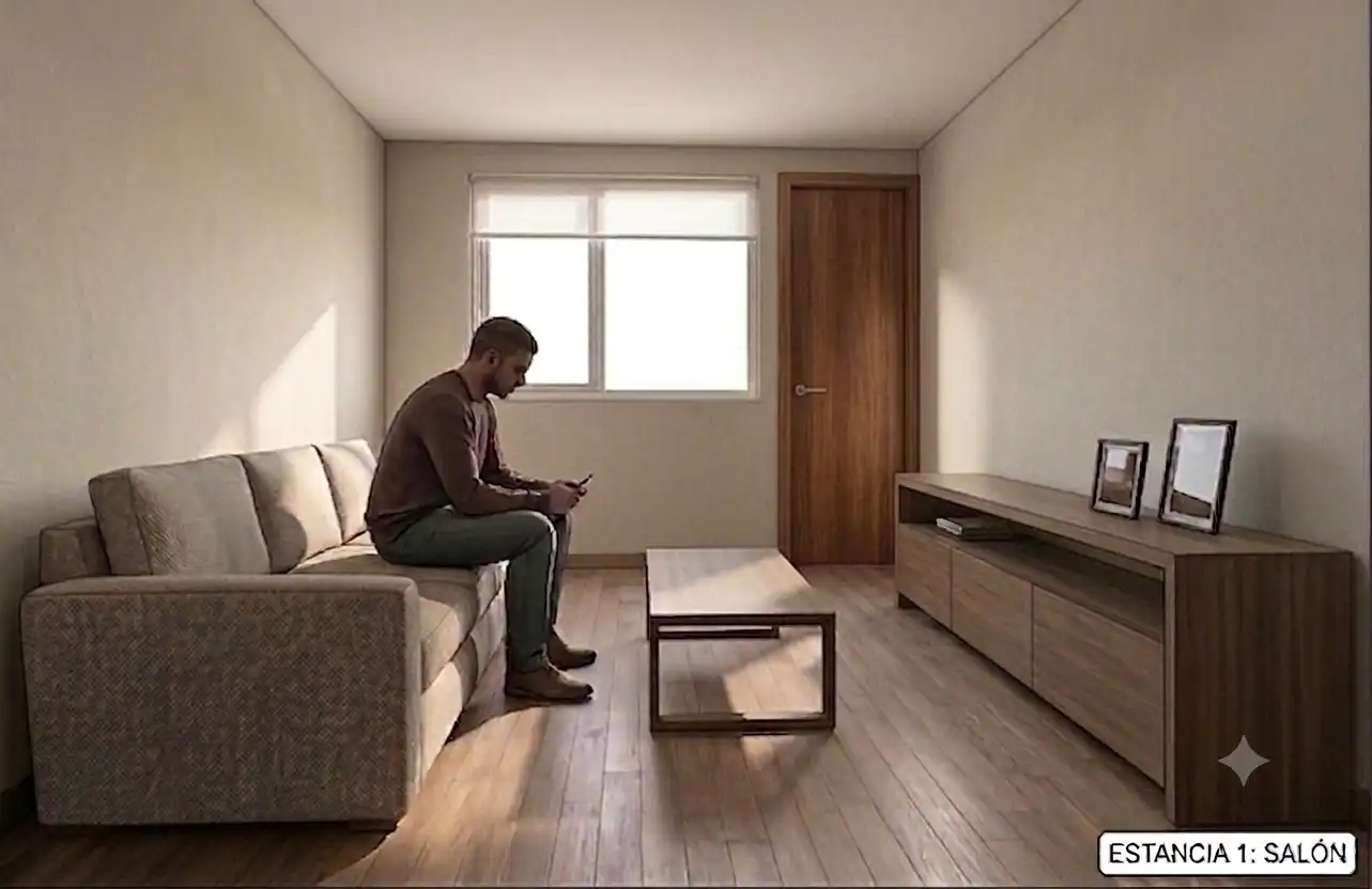 Sala d'estar de Apartament en venda en Don Benito