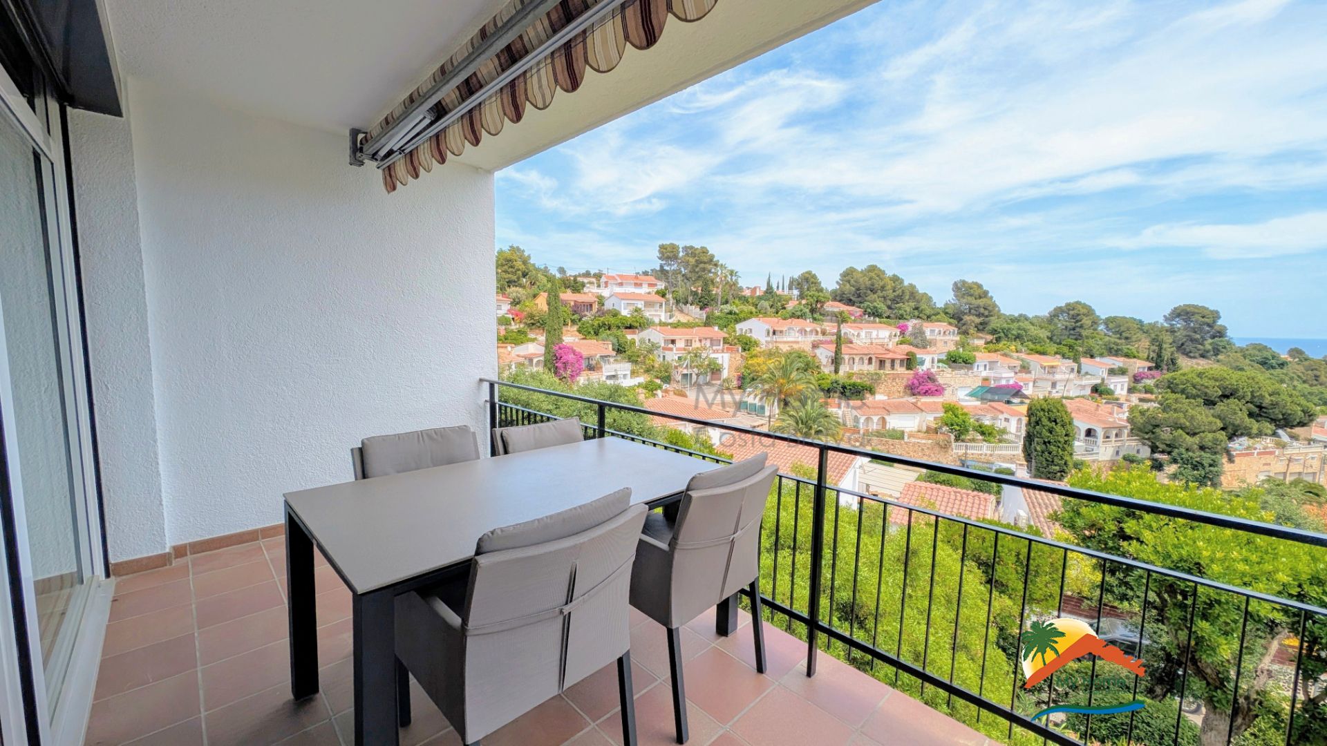 Terrace of Flat for sale in Tossa de Mar  with Air Conditioner, Heating and Parquet flooring