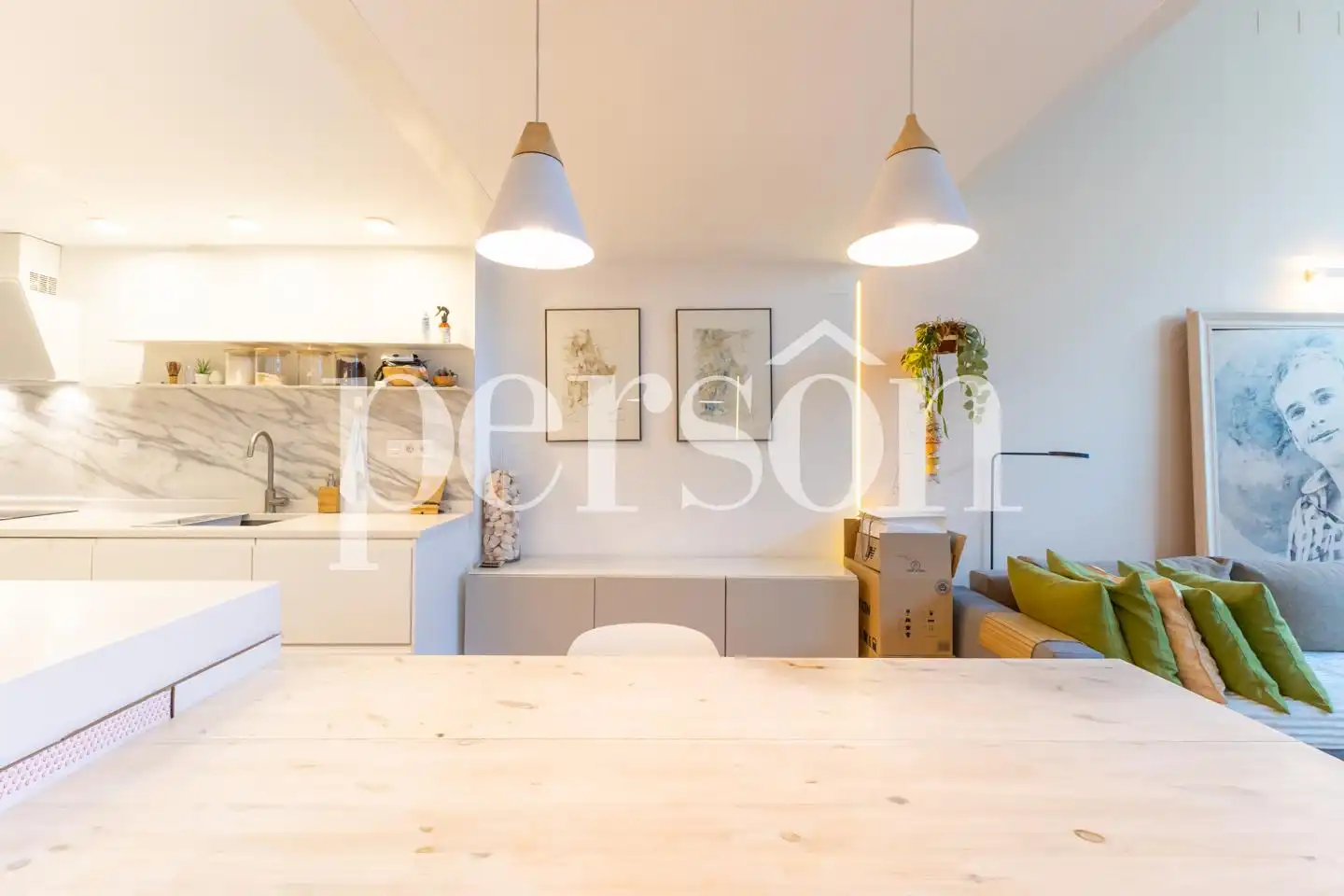 Küche von Maisonette zum Verkauf in Valencia mit Klimaanlage, Terrasse und Gemeinschaftspool