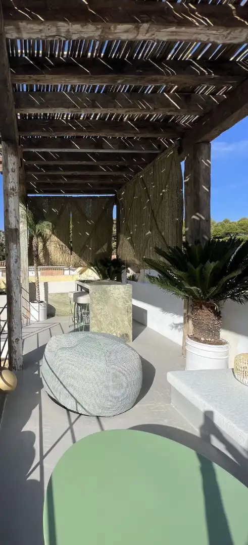 Terraza de Casa o chalet de alquiler en Marbella con Aire acondicionado, Jardín privado y Terraza