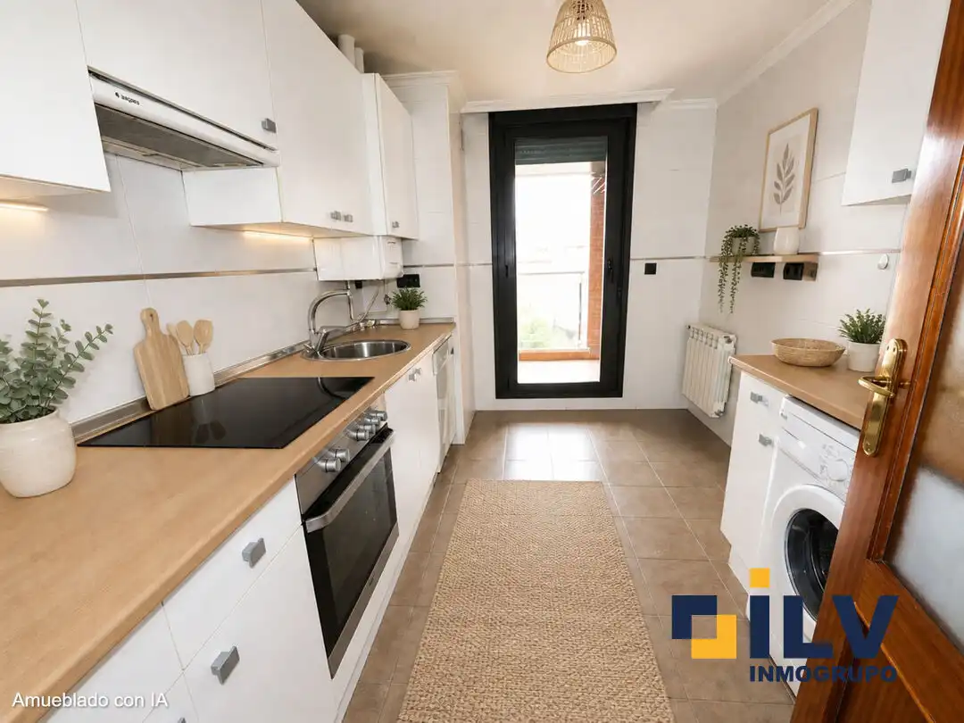 Cocina de Piso en venta en Santurtzi  con Calefacción y Terraza