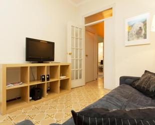 Sala d'estar de Apartament de lloguer en  Barcelona Capital amb Calefacció, Moblat i Forn