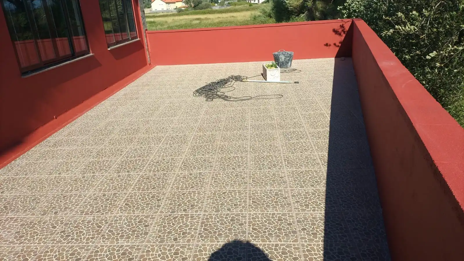 Terrassa de Casa o xalet en venda en Ribeira amb Calefacció, Jardí privat i Parquet