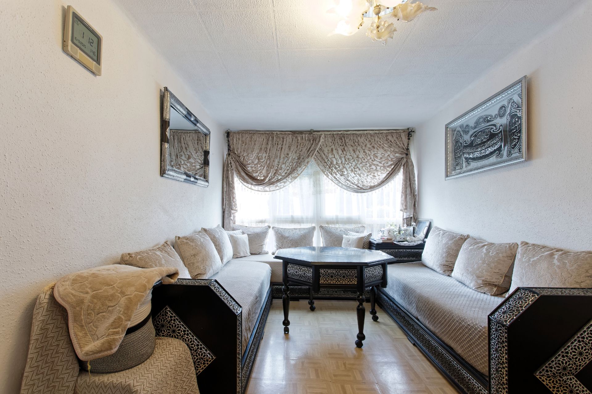 Sala d'estar de Pis en venda en Badalona amb Moblat, Forn i Rentadora