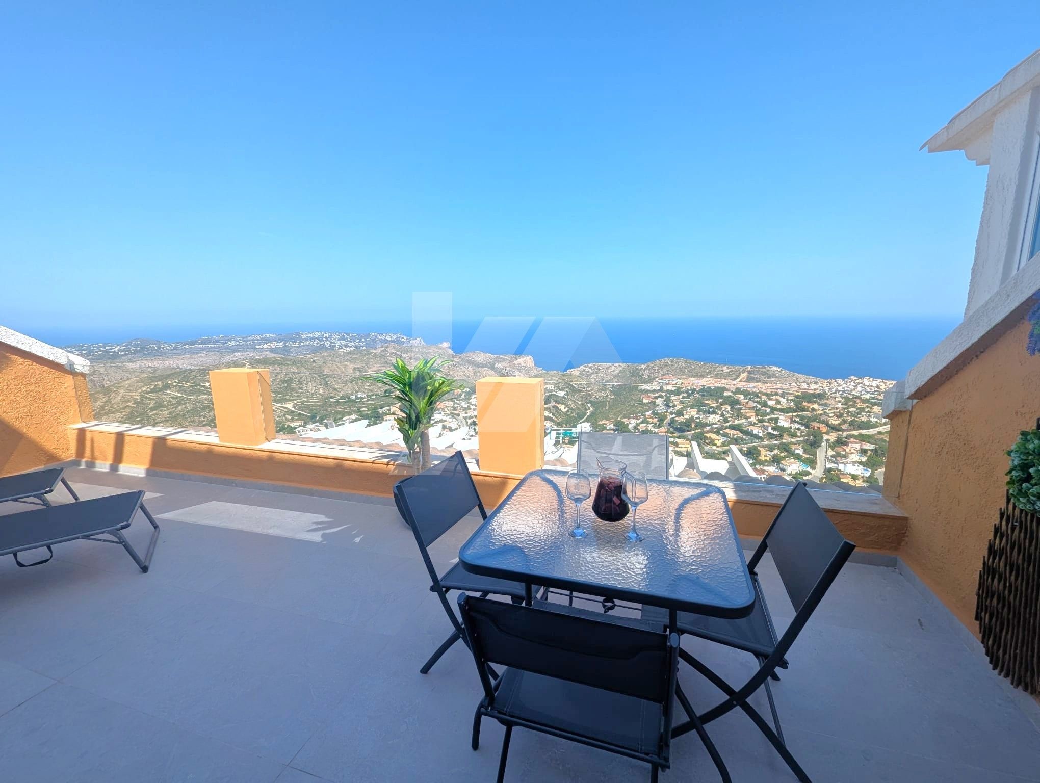 Terrace of Apartment for sale in Benitachell / El Poble Nou de Benitatxell  with Air Conditioner, Heating and Private garden