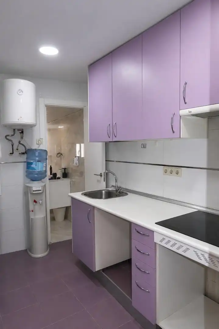 Kitchen of Flat for sale in Madrid  with Air Conditioner and Balcony