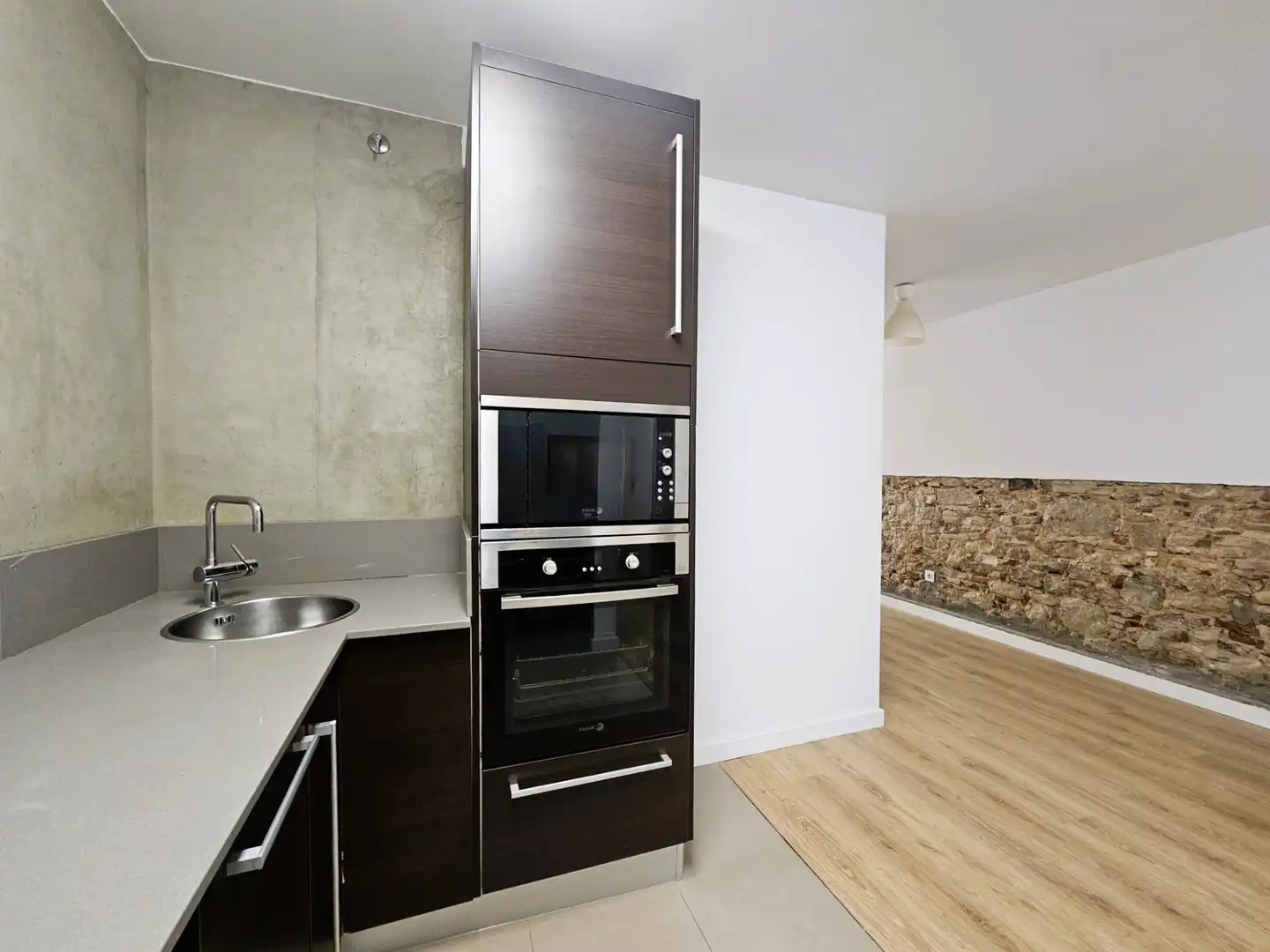 Kitchen of Flat for sale in Caldes de Montbui  with Air Conditioner, Heating and Parquet flooring