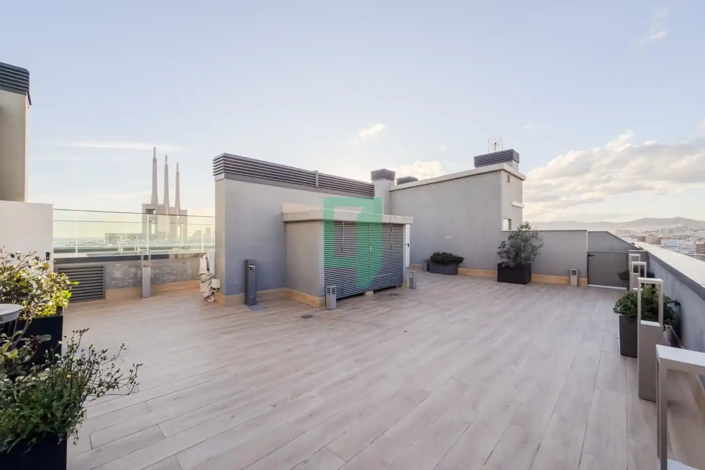 Terrace of Flat for rent in Badalona  with Air Conditioner and Terrace